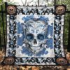 Skull Quilt Blanket Ver 65  Quilt